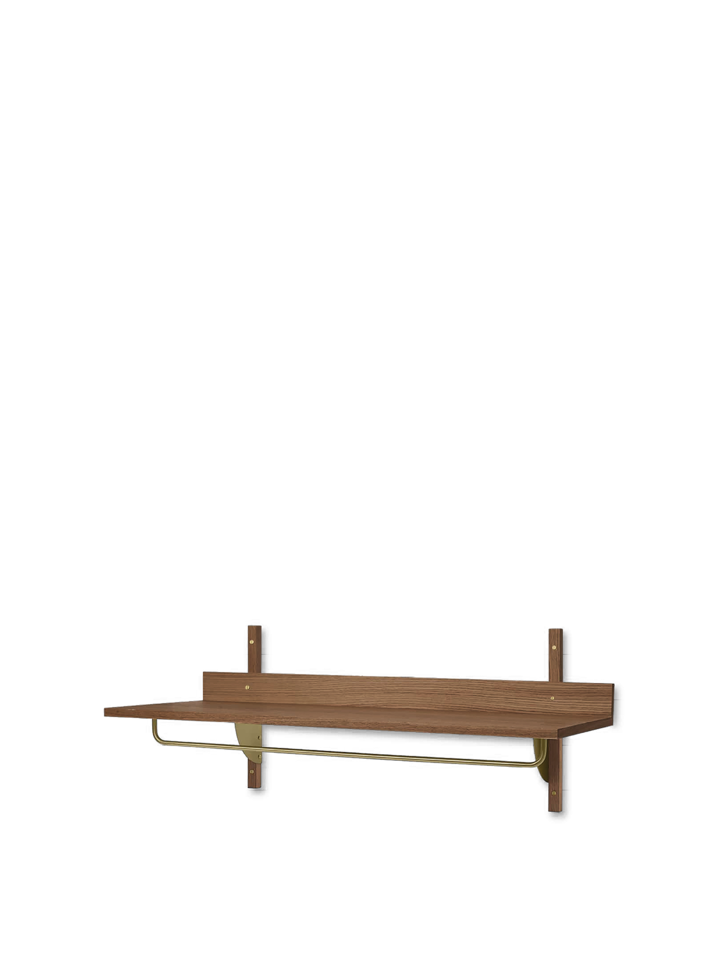 sector - rack shelf smoked oak