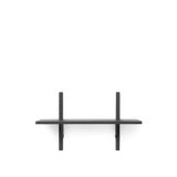 sector shelf single - black ash