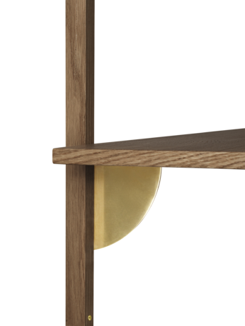 sector - shelf single smoked oak