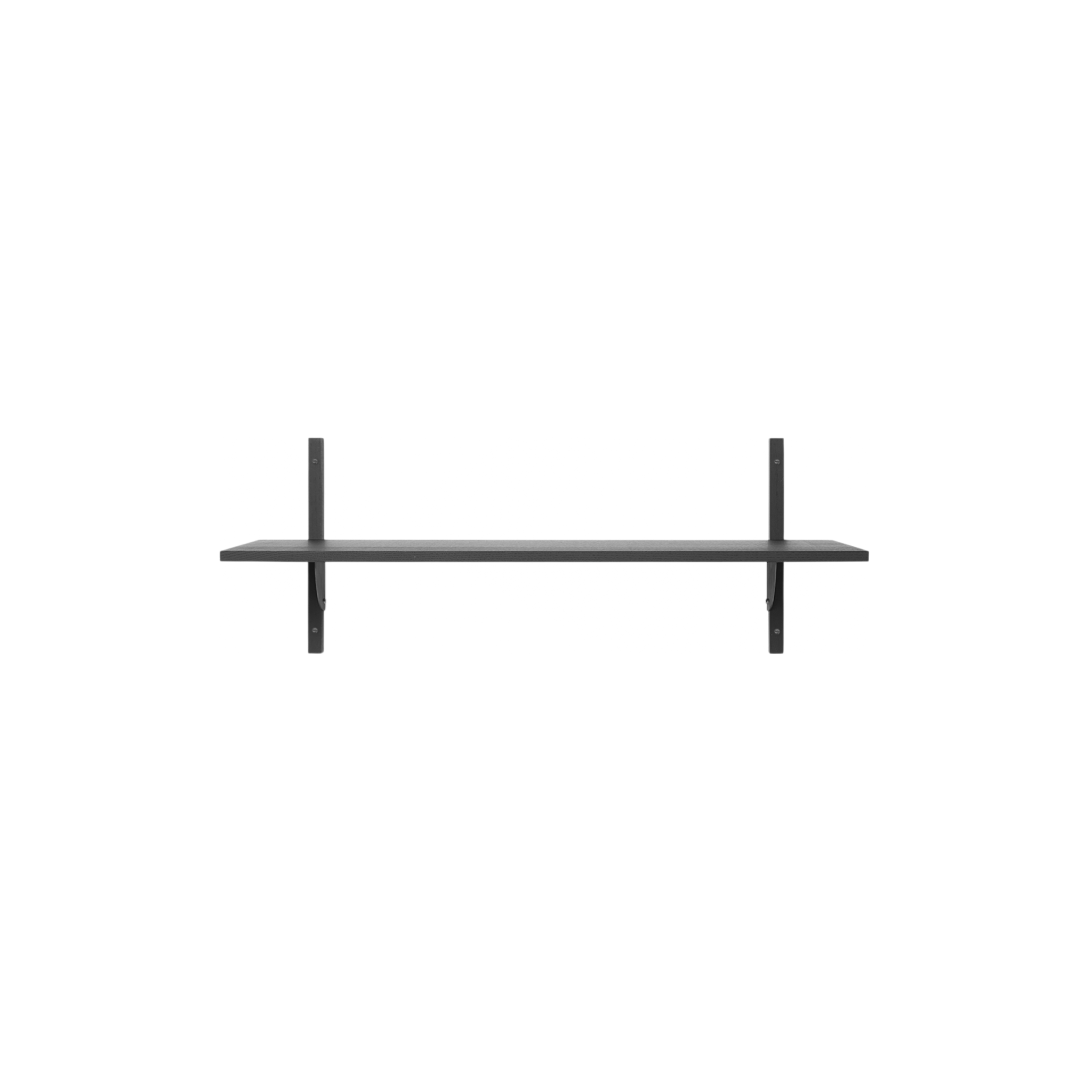 sector shelf single - black ash