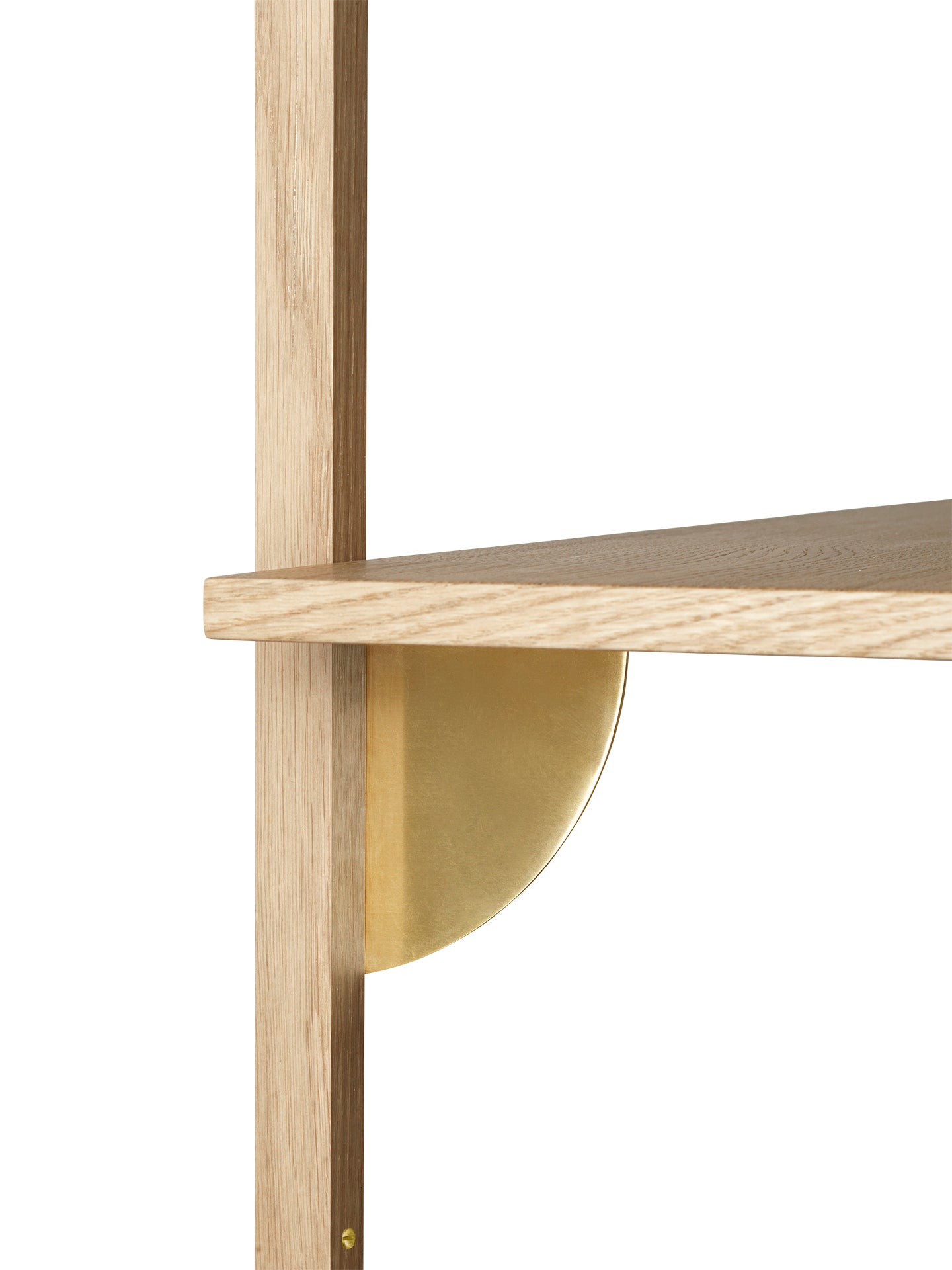 sector - shelf single oak