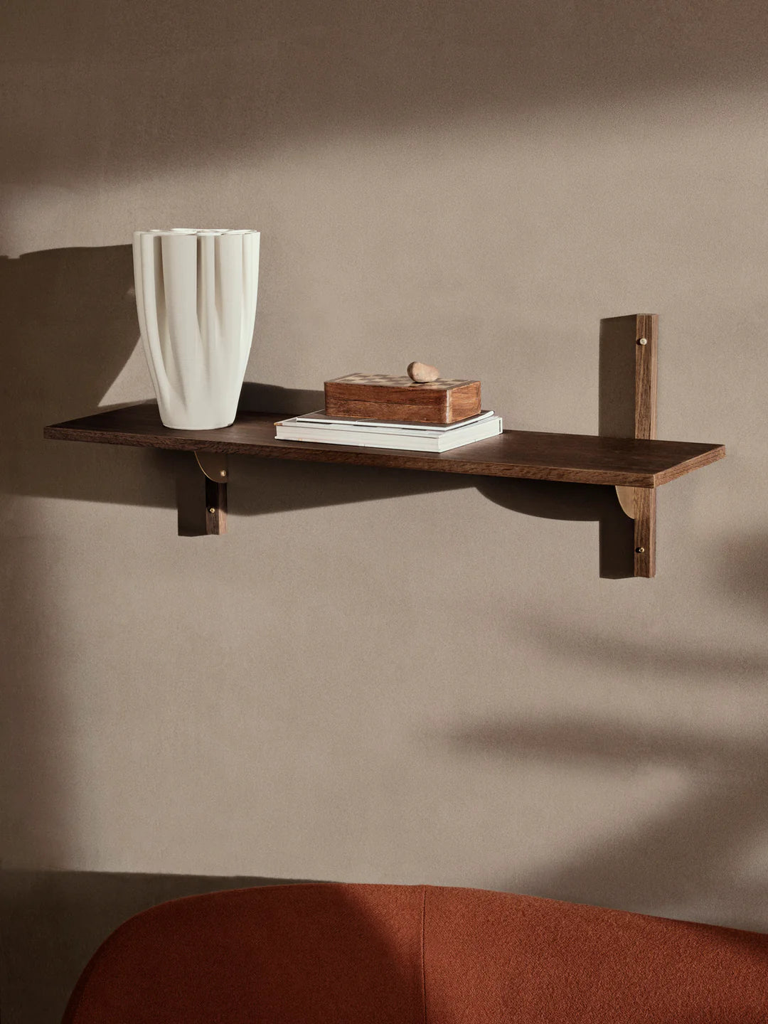 sector - shelf single smoked oak