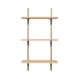 sector shelf tripple - oak