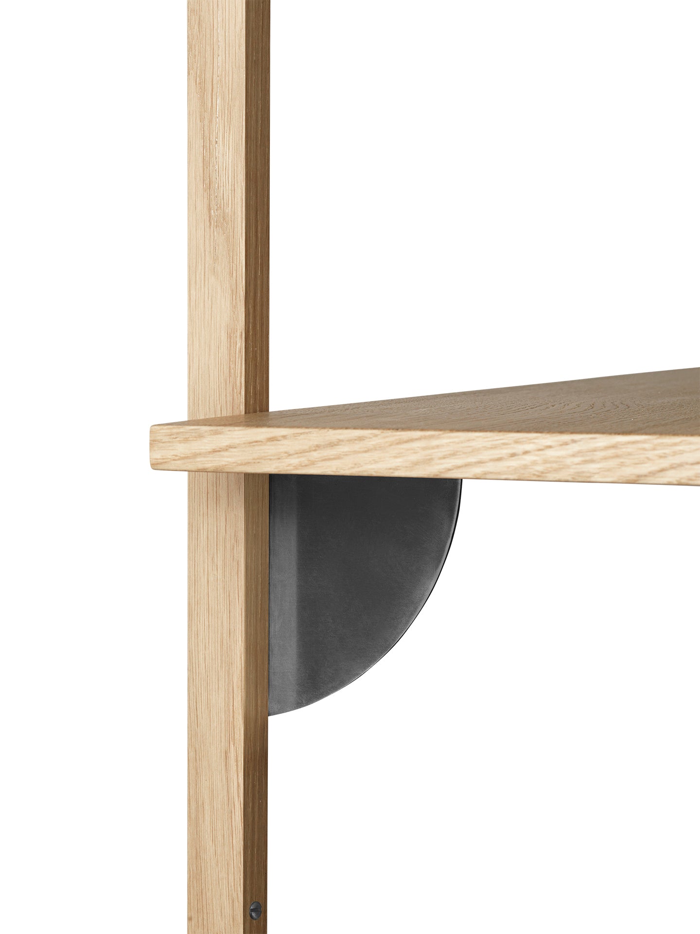 sector - shelf tripple oak