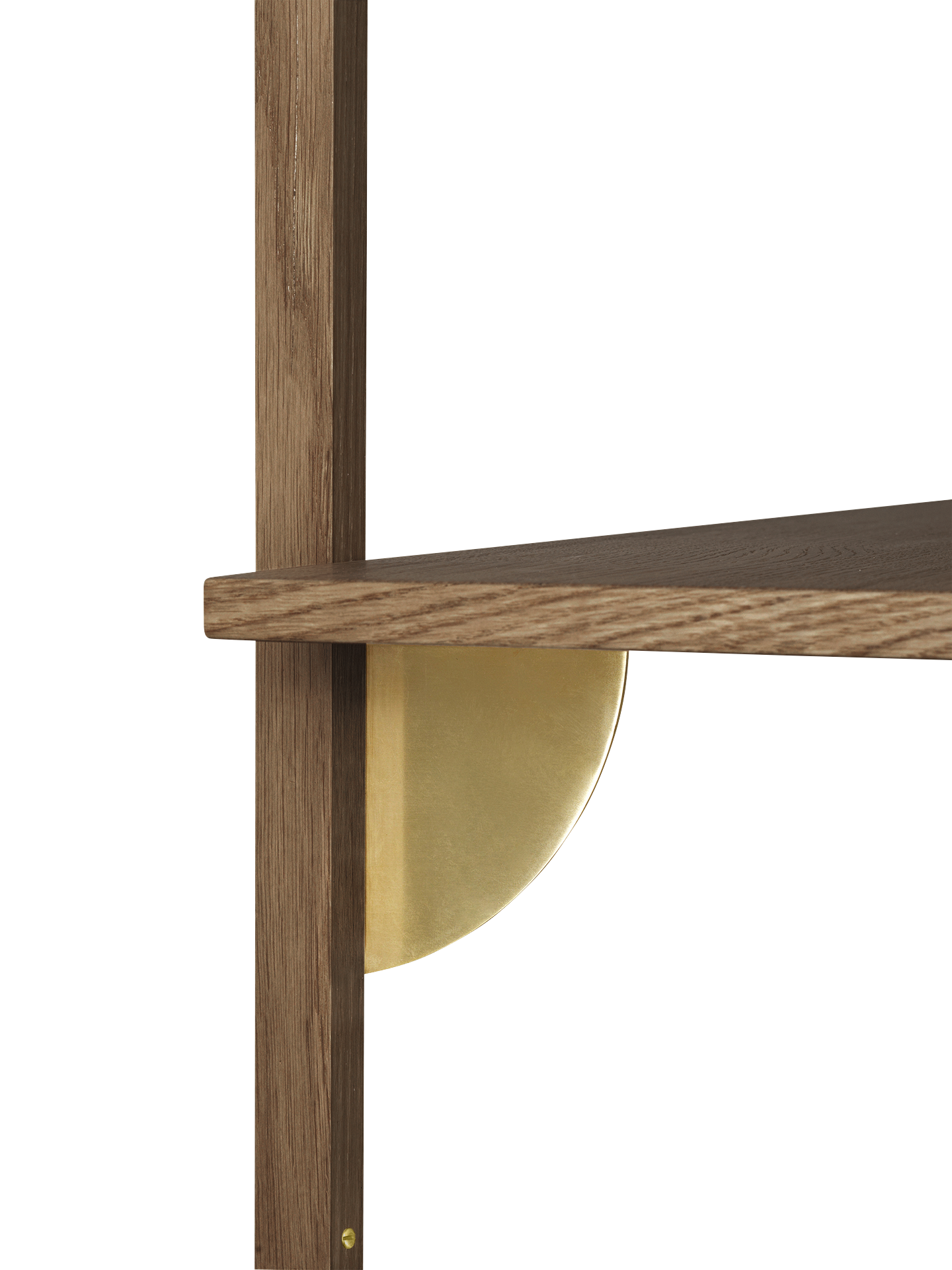 sector - shelf tripple smoked oak