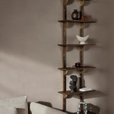 sector - shelf tripple smoked oak