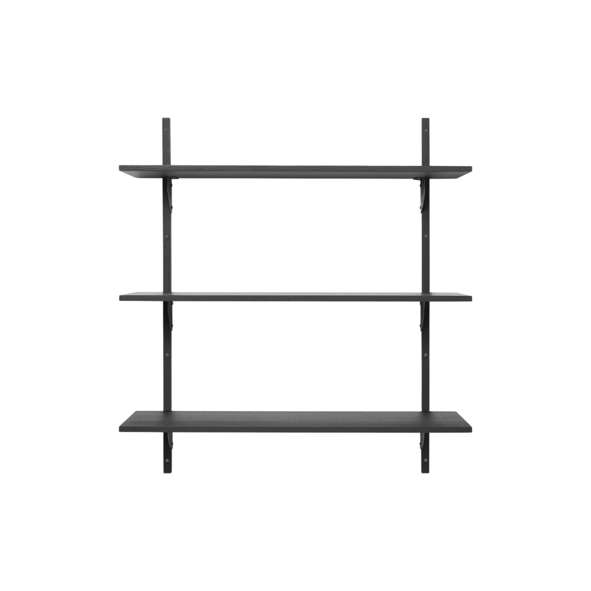 sector shelf tripple - black ash