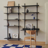sector - shelf tripple black ash