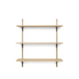 sector shelf tripple - oak