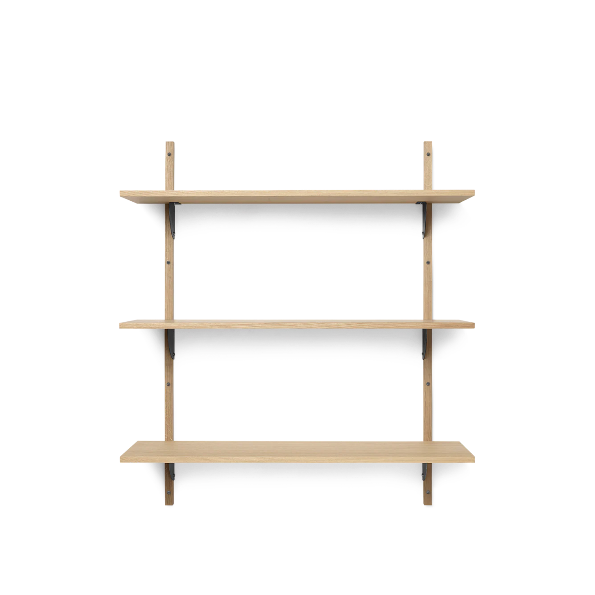 sector shelf tripple - oak