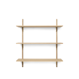 sector shelf tripple - oak