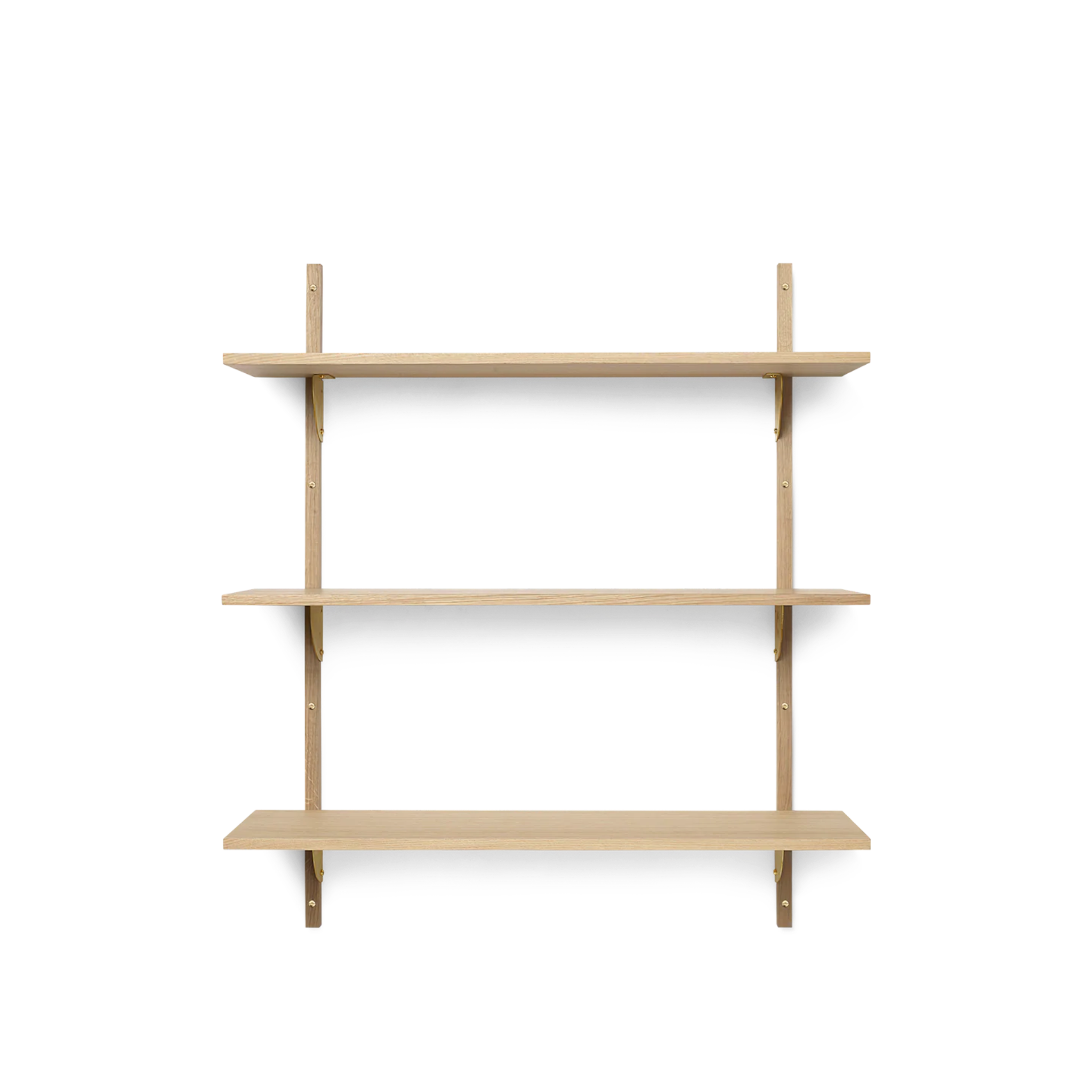 sector shelf tripple - oak