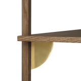 sector - shelf tripple smoked oak