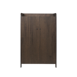sill cupboard - dark stained oak
