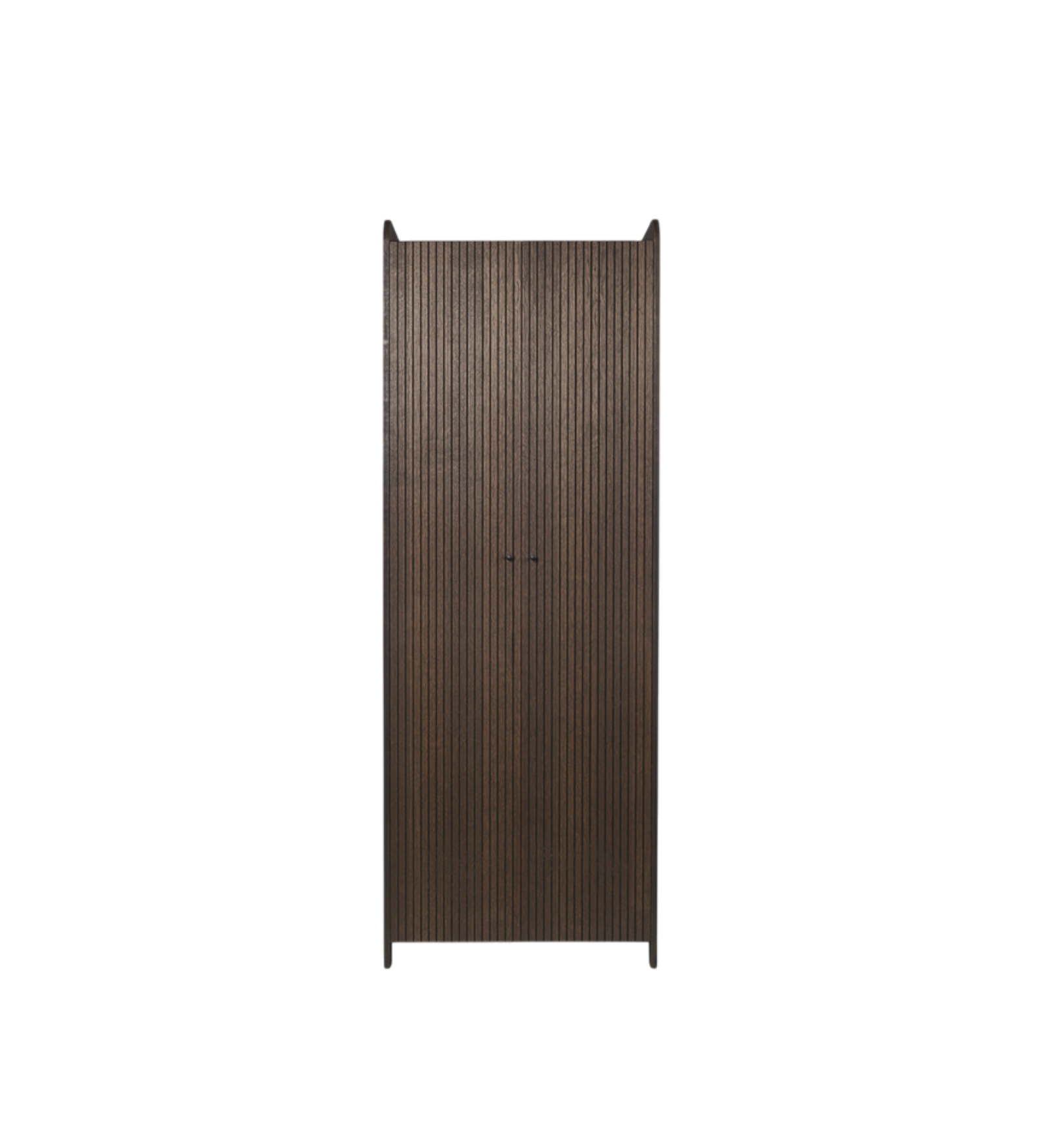sill cupboard - dark stained oak