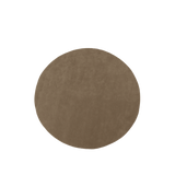 stille tufted - rug round ash brown