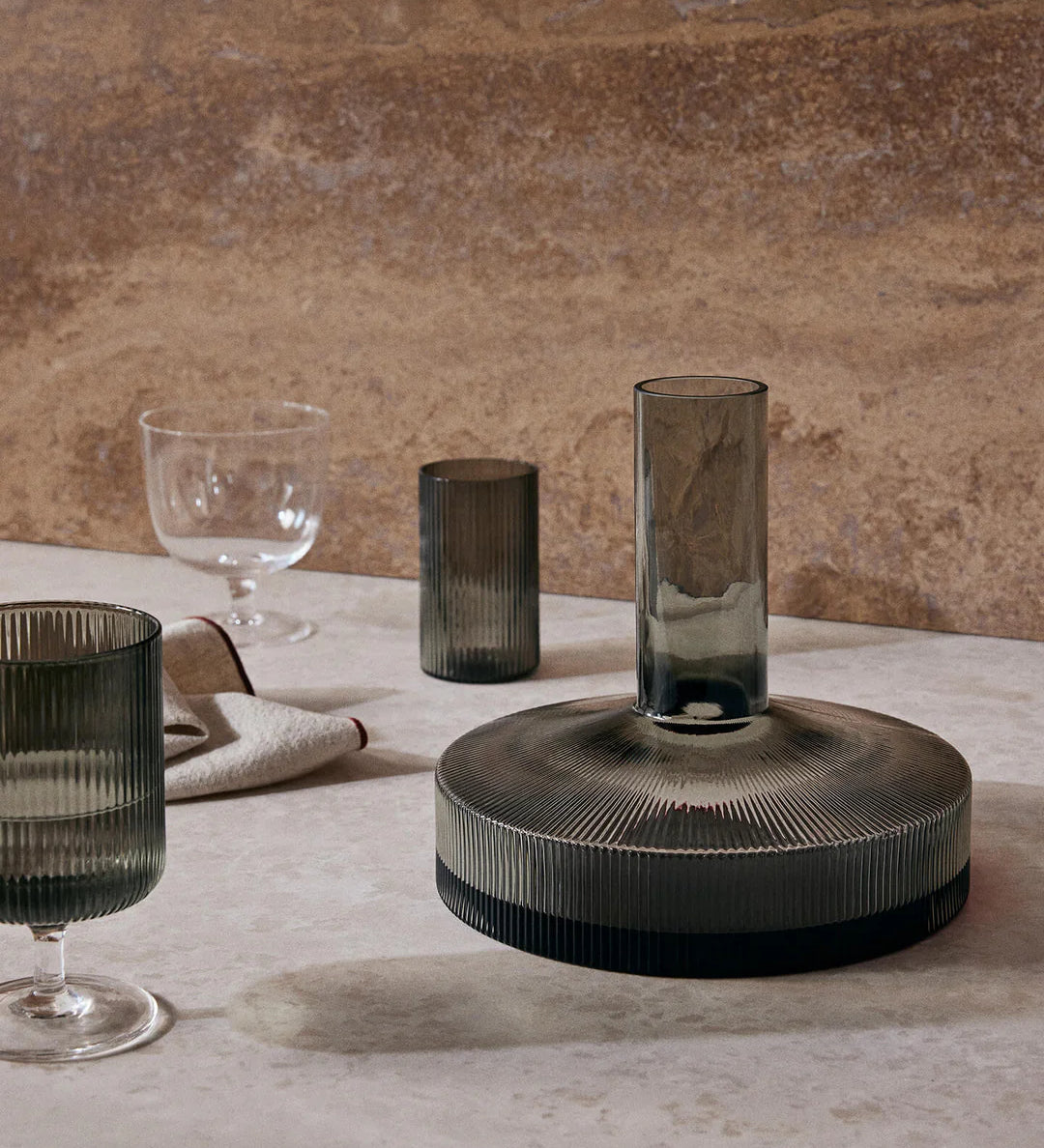 ripple - wine carafe