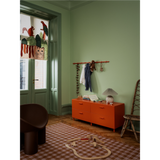 relief - chest of drawers low orange