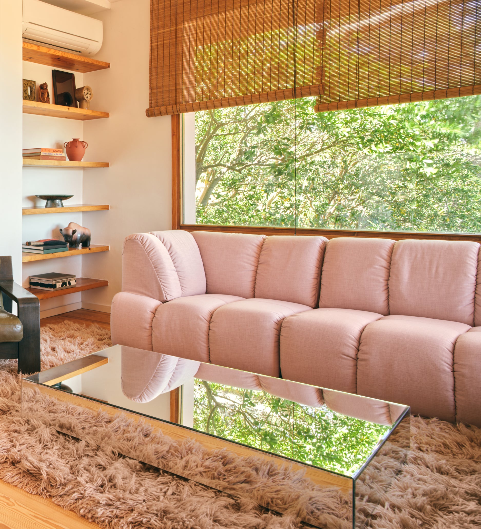 mirror block - coffee table