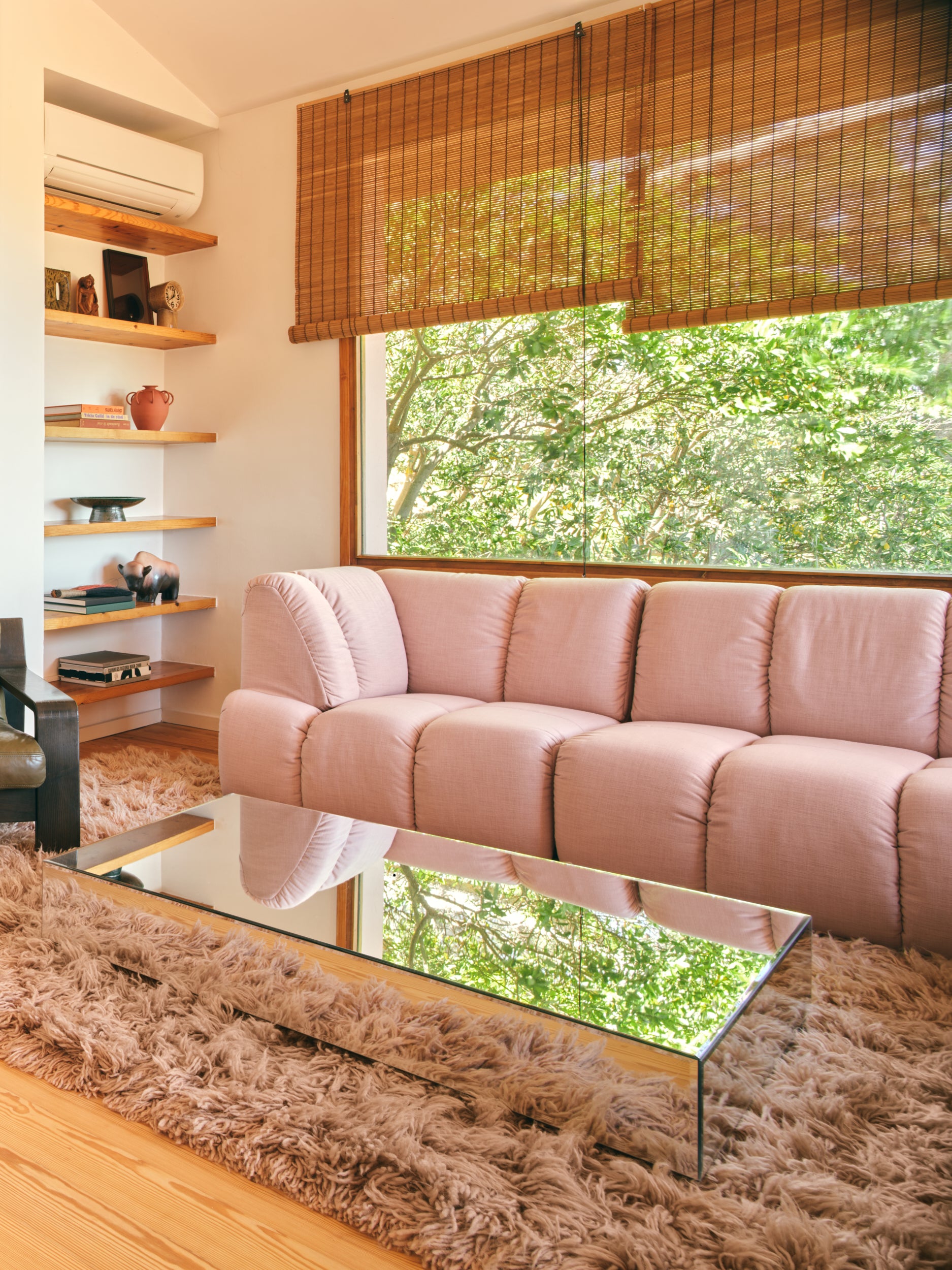 mirror block - coffee table