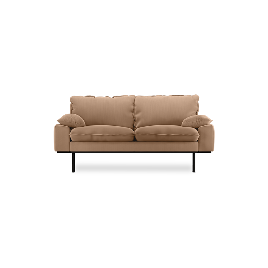 retro sofa 2 seats - corduroy rib 