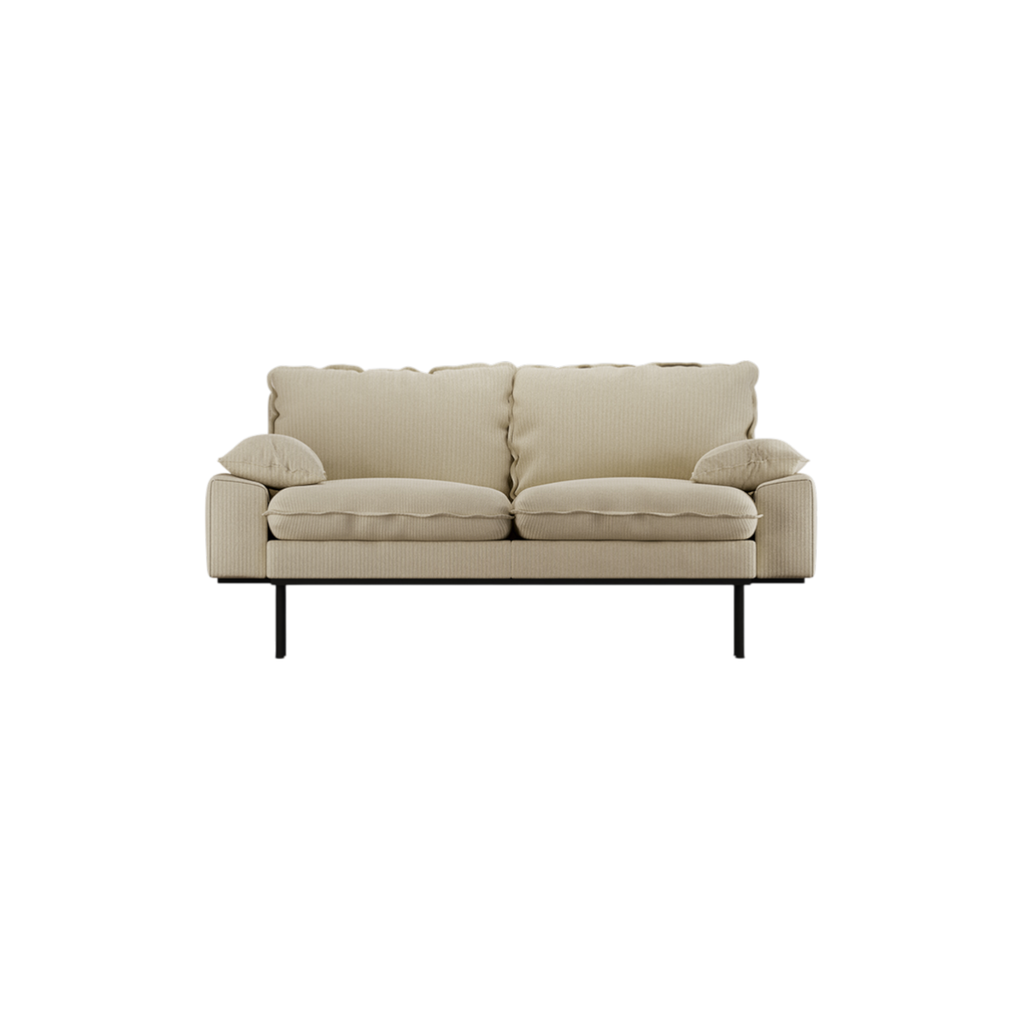 retro sofa 2 seats - corduroy rib 