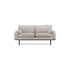 retro sofa 2 seats cosy - beige 