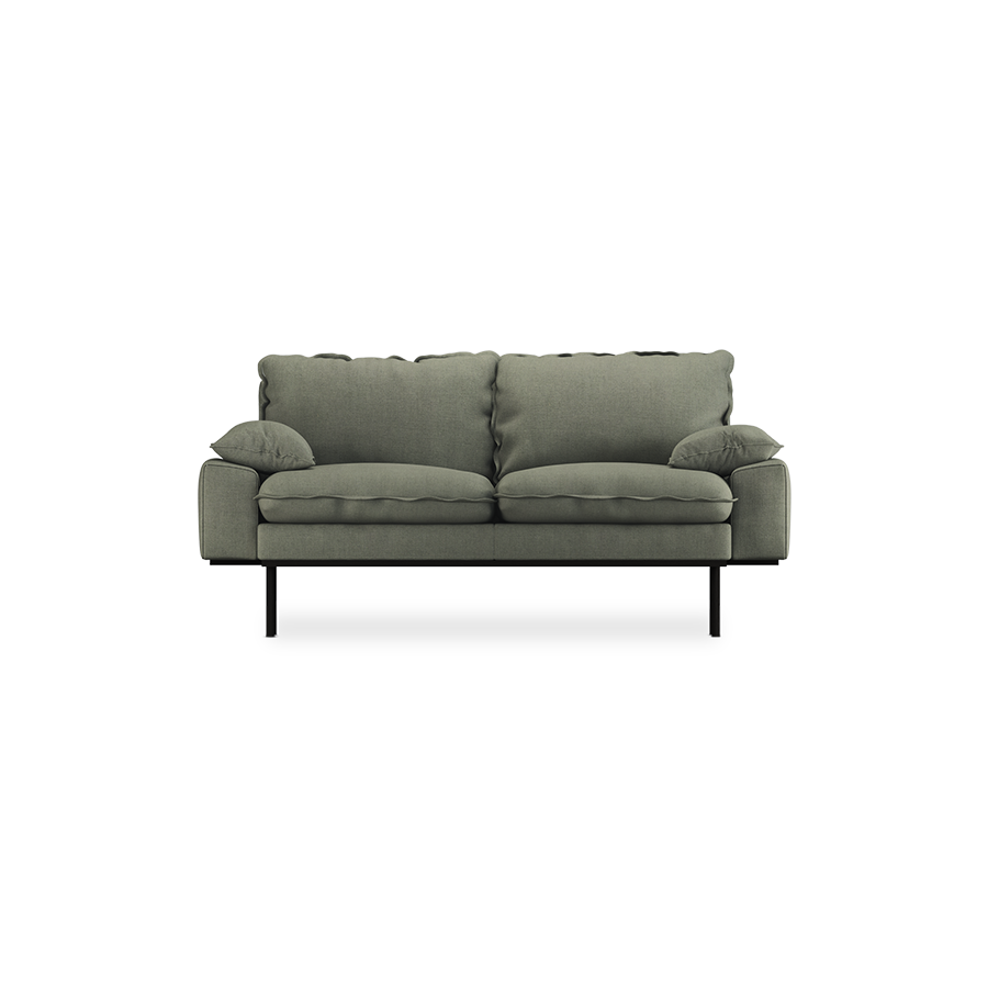 retro sofa 2 seats - linen 
