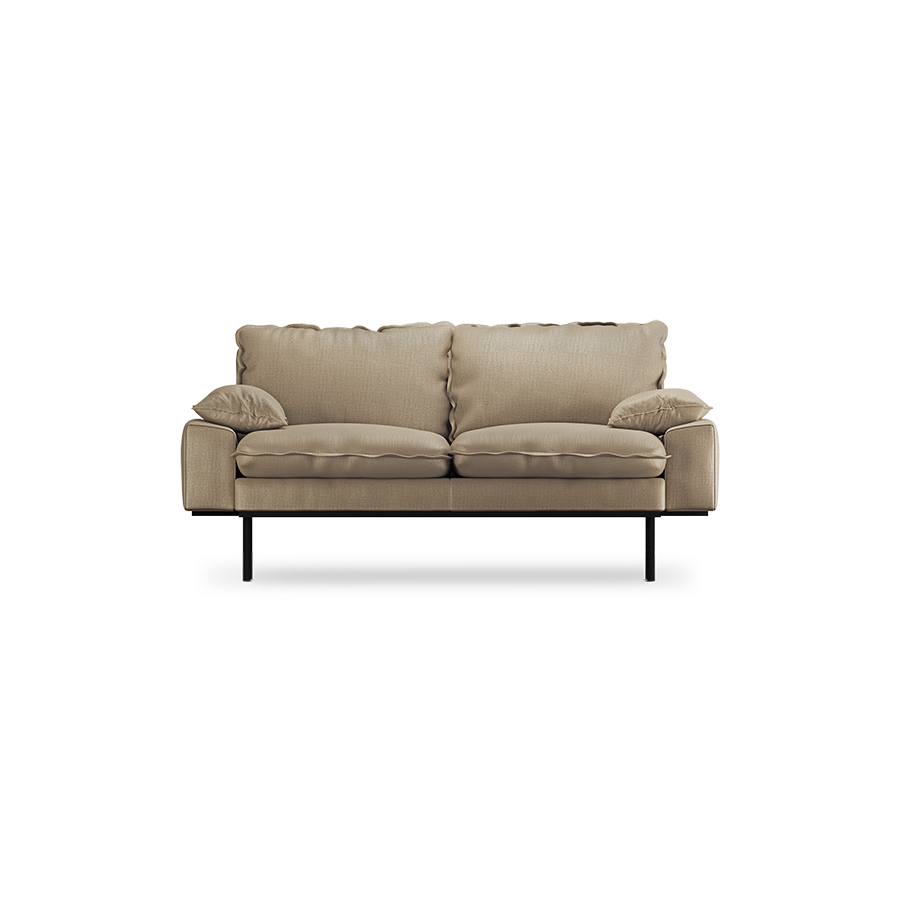 retro sofa 2 seats - pure