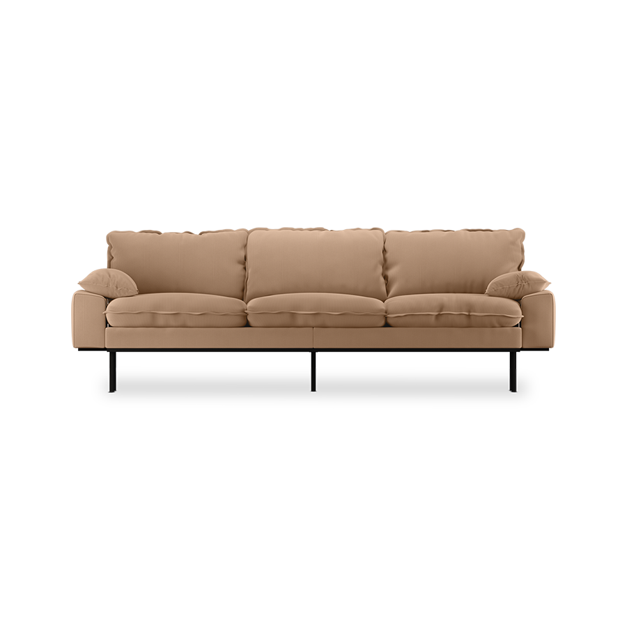 retro sofa 3 seats - corduroy rib 