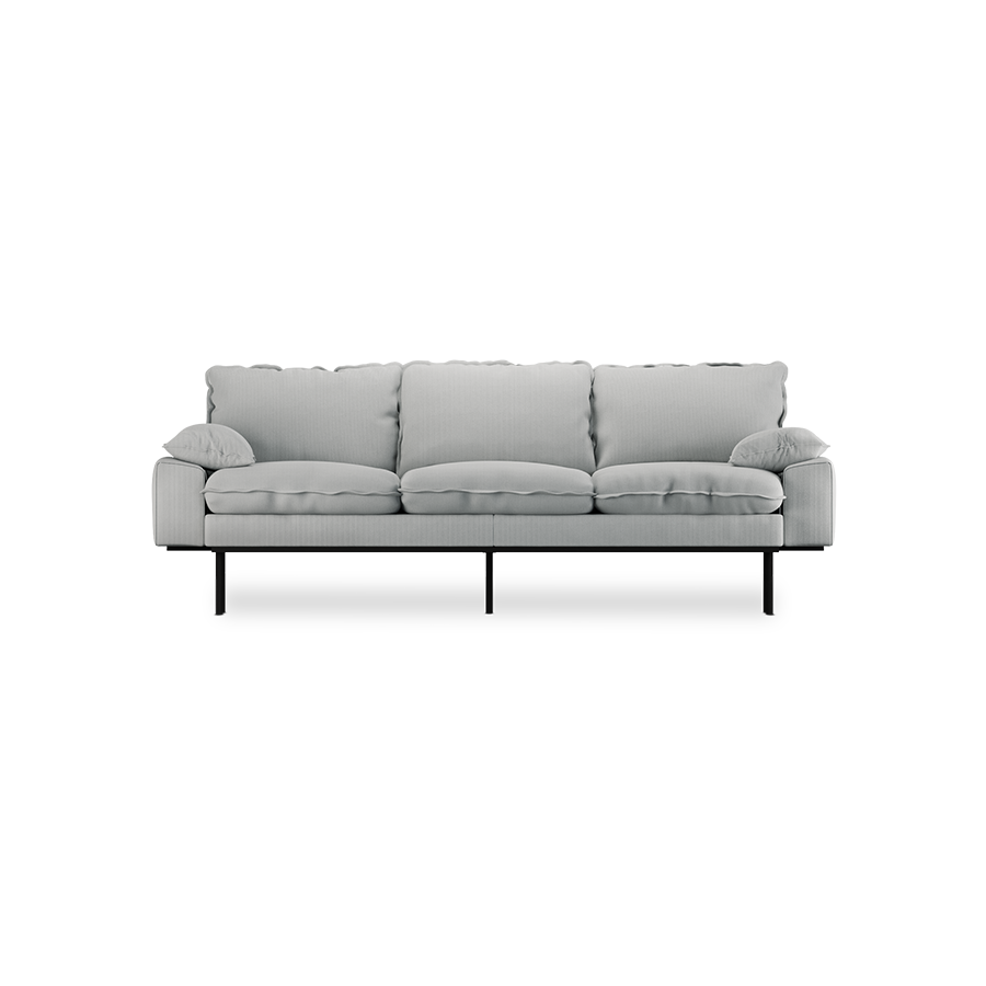 retro sofa 3 seats - corduroy rib 