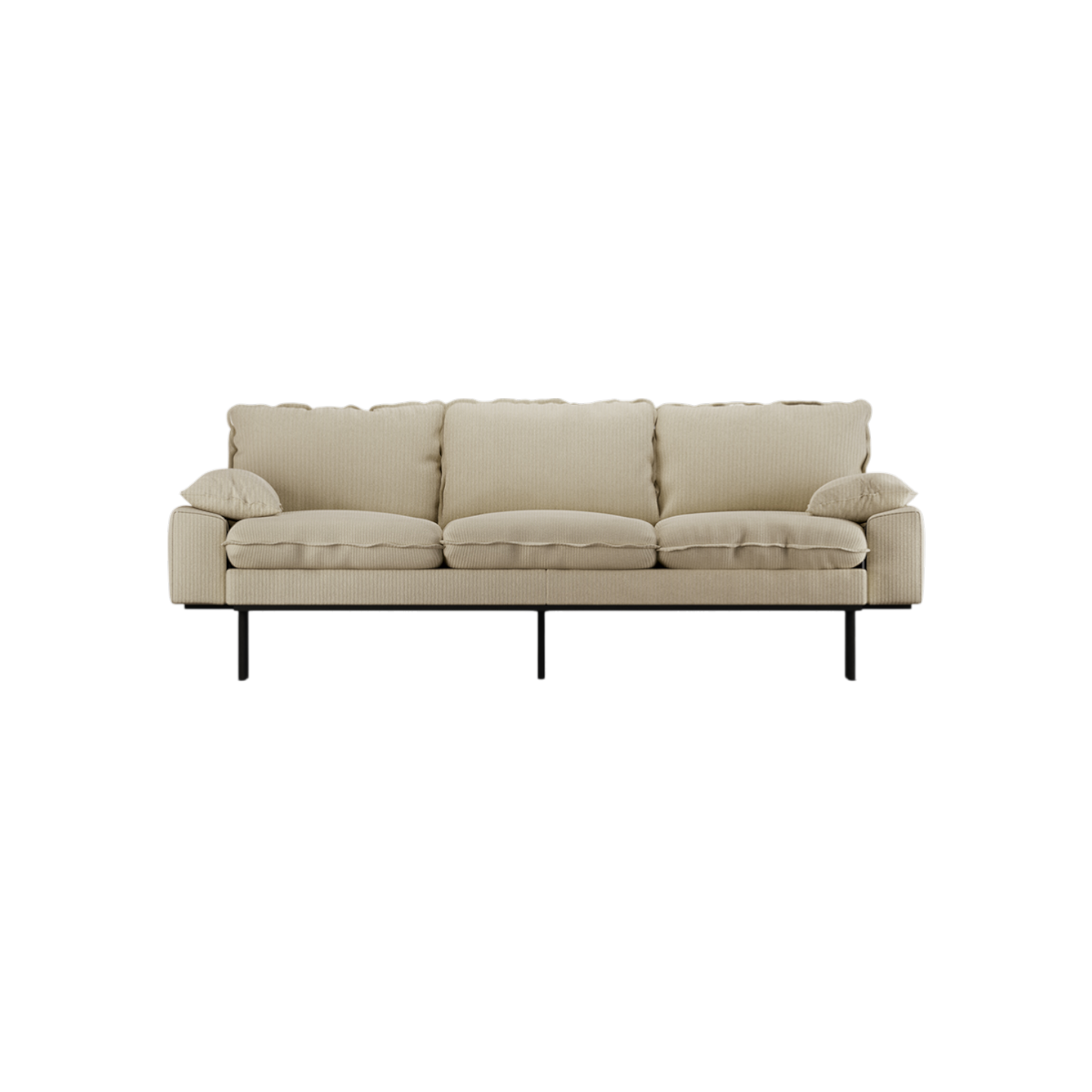 retro sofa 3 seats - corduroy rib 