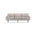 retro sofa 3 seats cosy - beige 