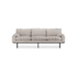retro sofa 3 seats cosy - beige 