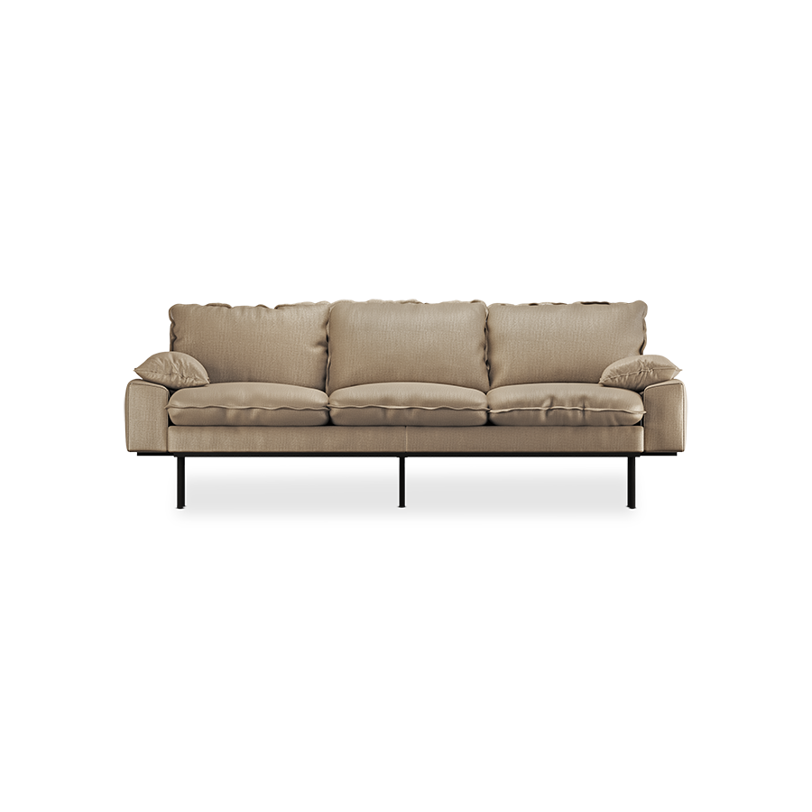 retro sofa 3 seats - pure