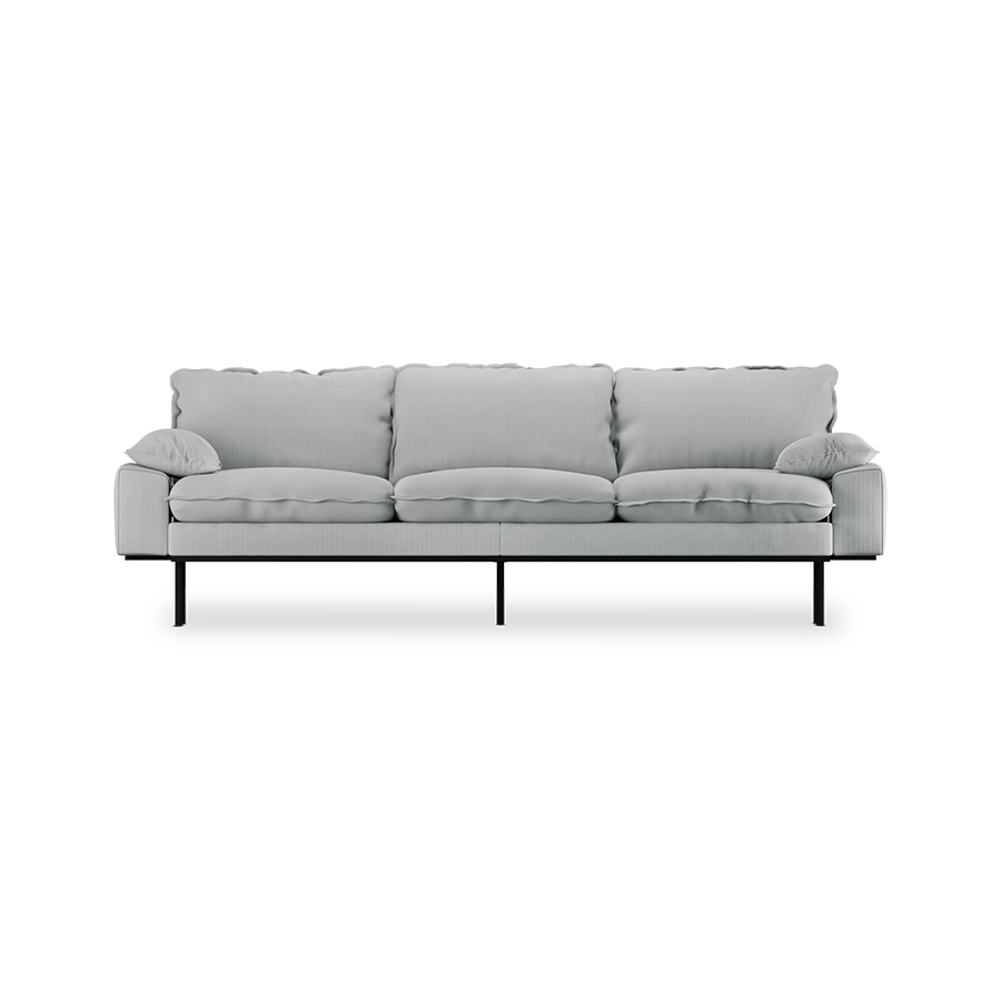 retro sofa 4 seats - corduroy rib 