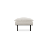 retro sofa hocker - bouclé
