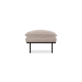 retro sofa hocker - bouclé
