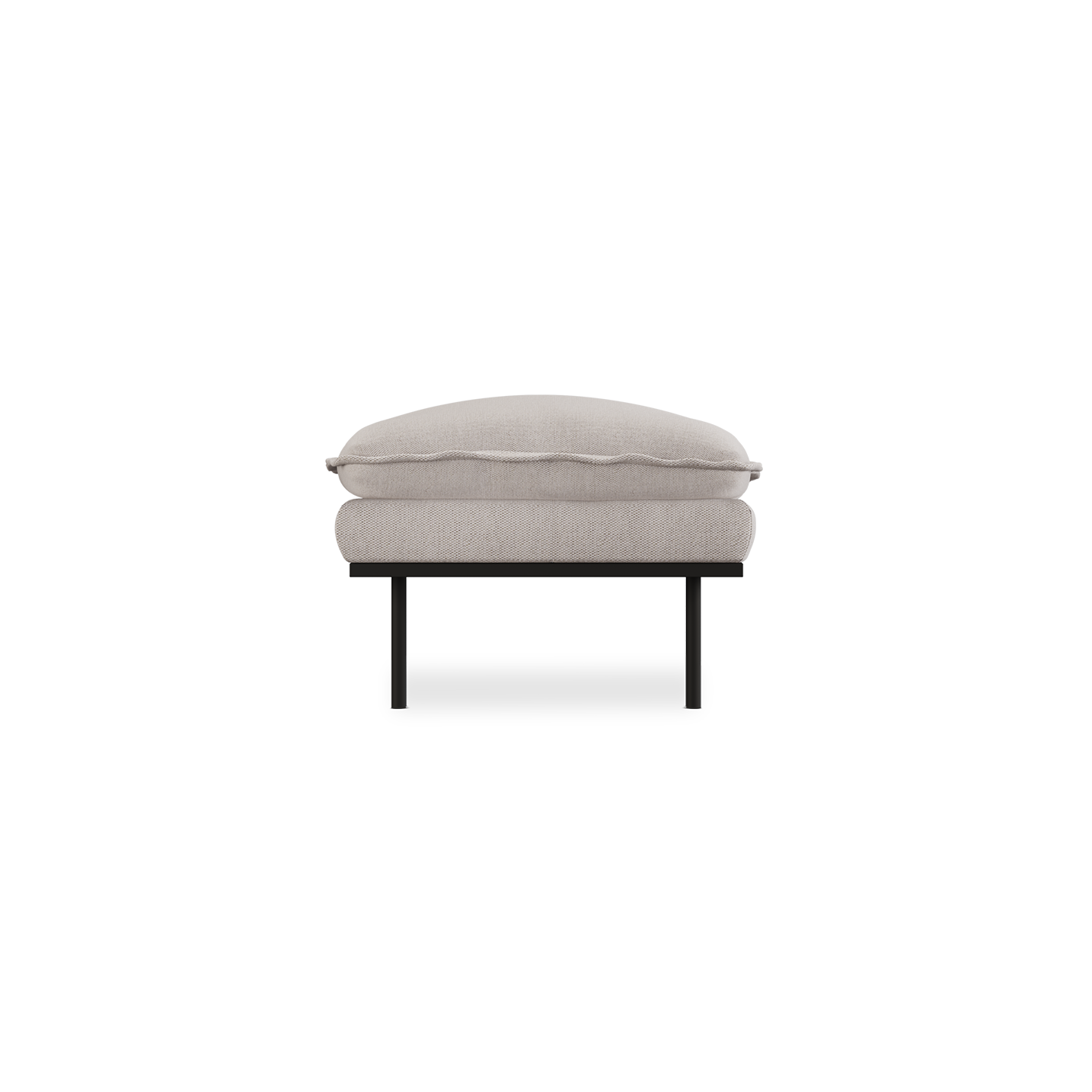 retro sofa hocker cosy - beige 