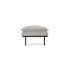 retro sofa hocker cosy - beige 