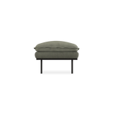 retro sofa hocker - linen 