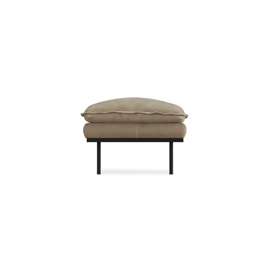 retro sofa hocker - pure