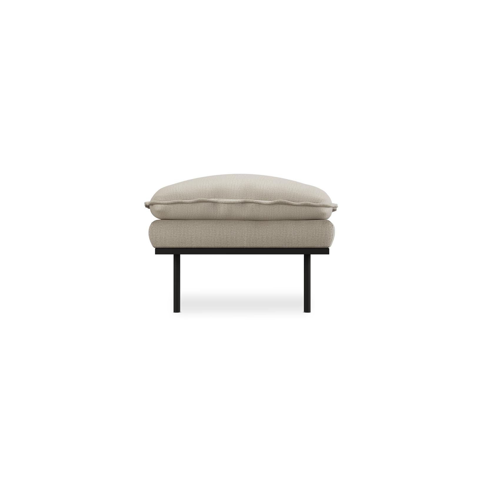 retro sofa hocker - pure