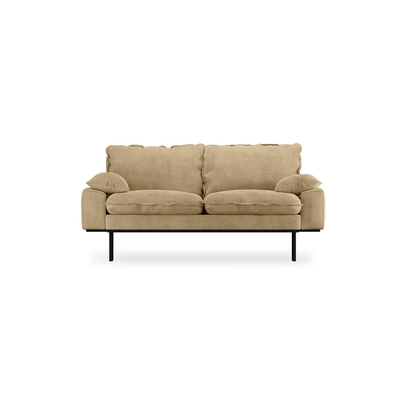 retro sofa 2 seats - royal velvet 