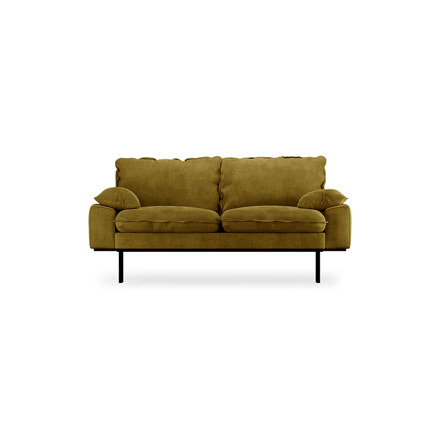 retro sofa 2 seats - royal velvet 