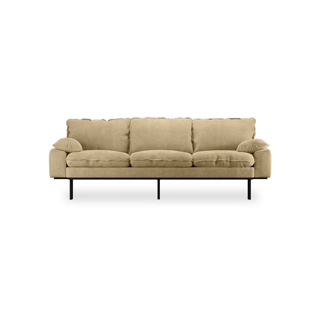 retro sofa 3 seats - royal velvet 