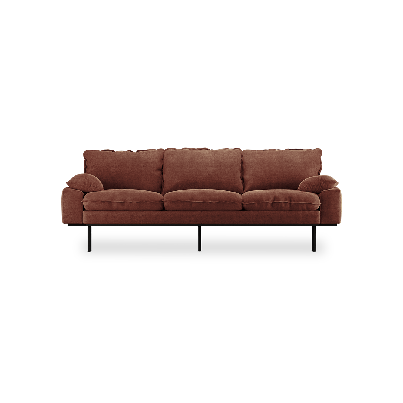 retro sofa 3 seats - royal velvet 