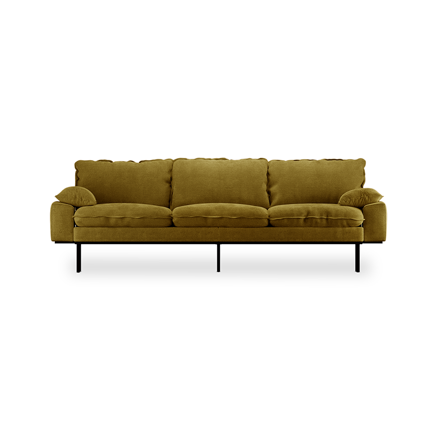 retro sofa 4 seats - royal velvet 