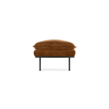 retro sofa hocker - royal velvet 
