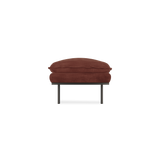 retro sofa hocker - royal velvet 